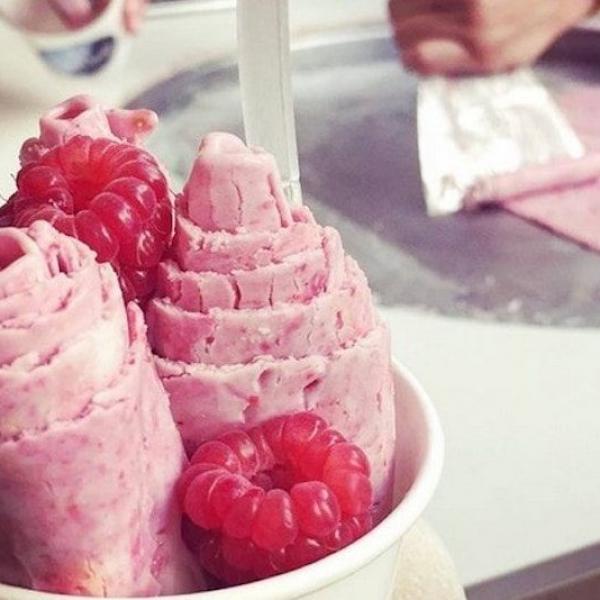 Glace à la Plancha